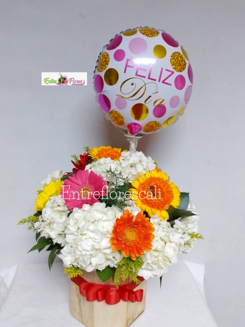 Gerberas y Ortencias