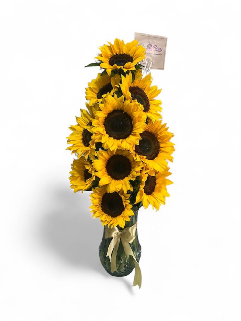 Girasoles en cristal -Girasoles en cali